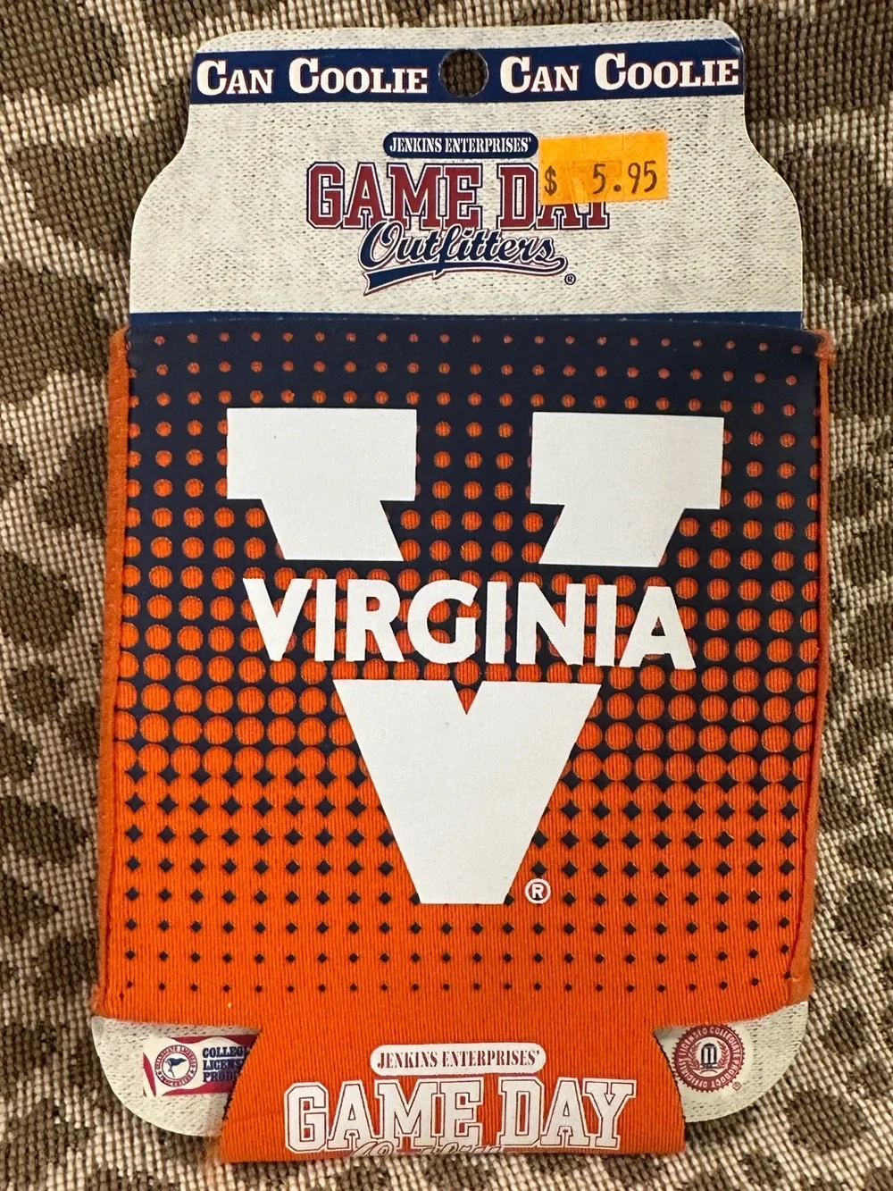 Lot of 3 Virginia Cavaliers Insulating Can Coolie Koozie~Game Day Outfitters~NWT